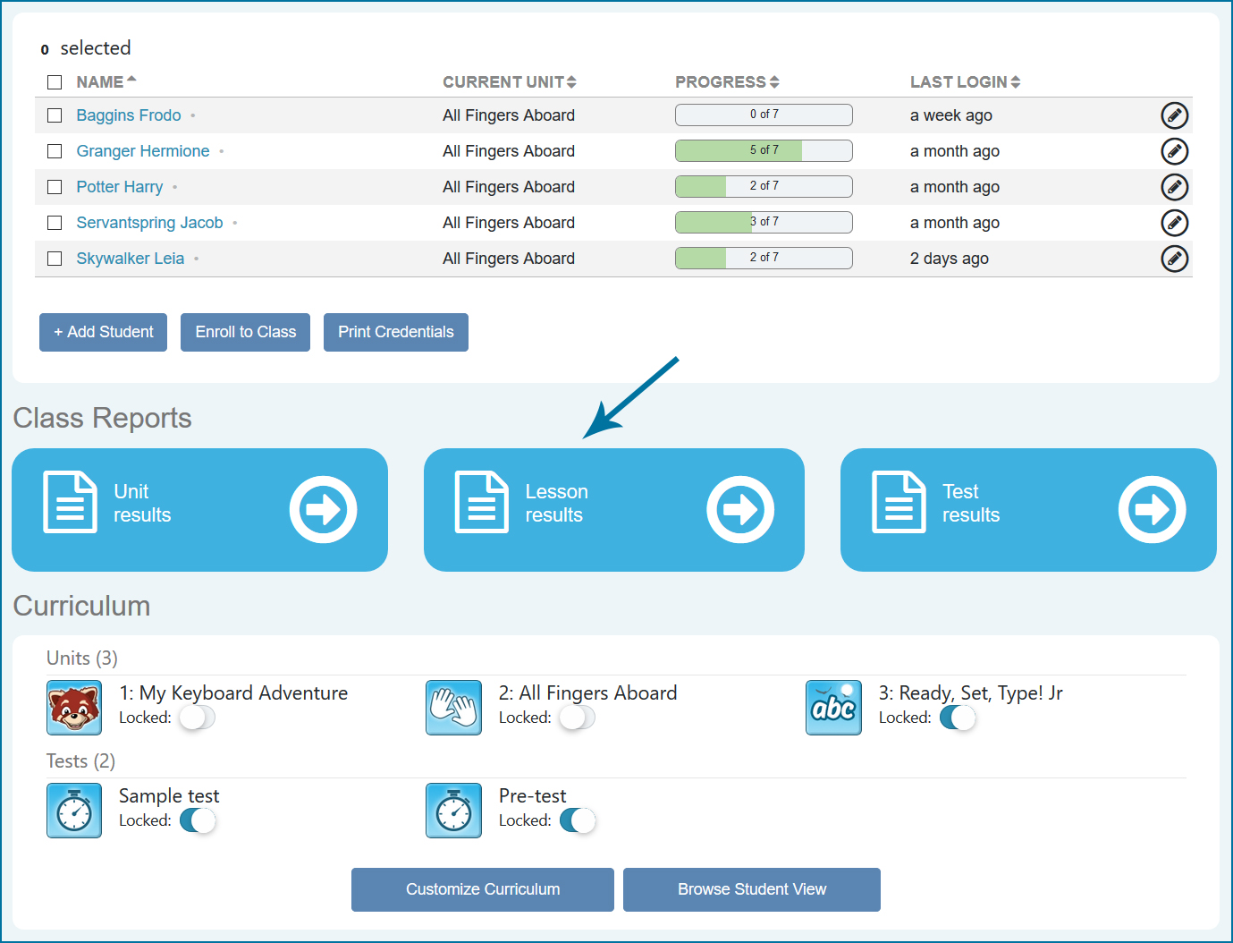 Lesson Report – TypeTastic