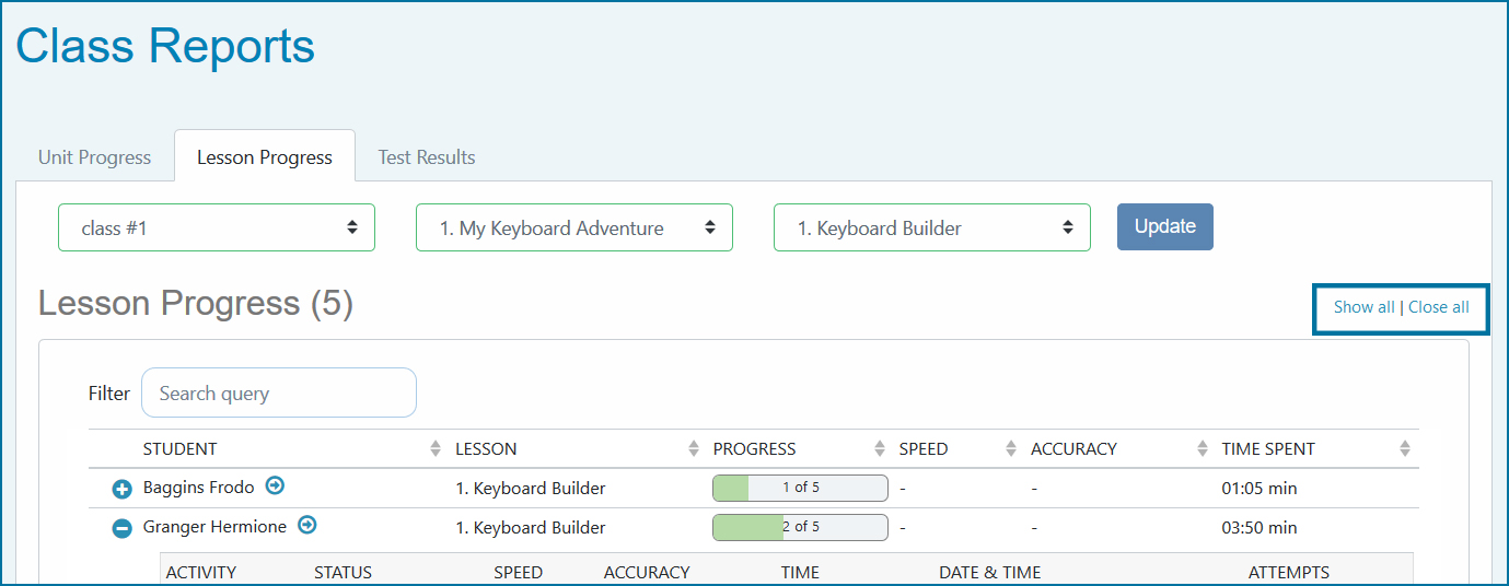 Lesson Report – TypeTastic